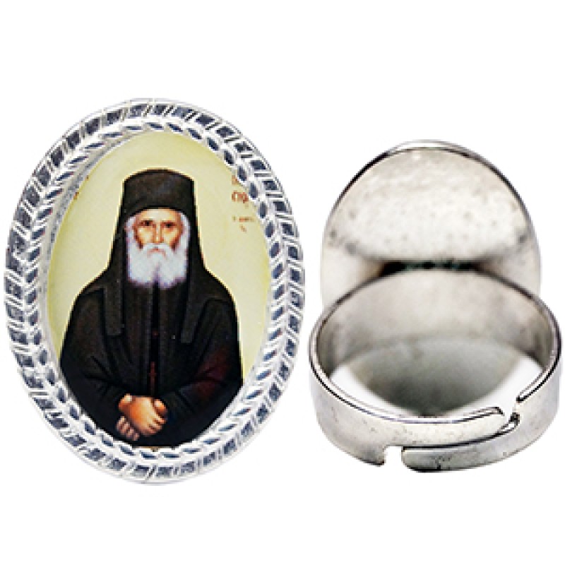 Μεταλικό Δαχτυλίδι-ΑΓΙΟΣ ΠΑΪΣΙΟΣ (10 ΤΕΜΑΧΙΑ)